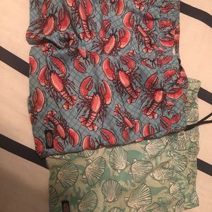 2 Vineyard Vines boys bathing suit size 7